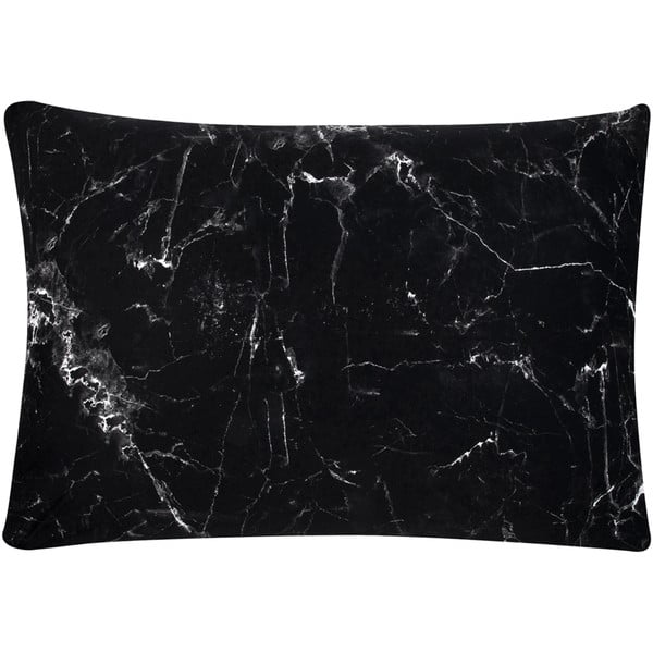 Crna ukrasna jastučnica od pamučnog perkala Westwing Collection, 50 x 70 cm