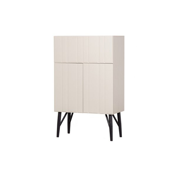 Krem vitrina za vino od masivnog bora broj boca 16 kom, 90x146 cm Miller – WOOOD-image-4
