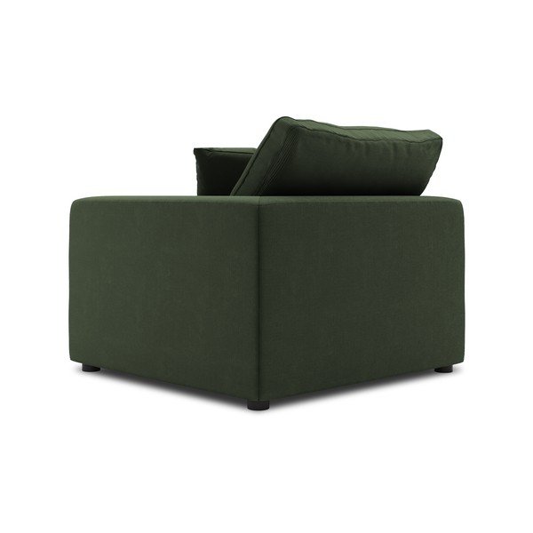 Tamnozeleni kutni dio modularne sofe od samta Windsor & Co Sofas Galaxy, desni kut-image-3