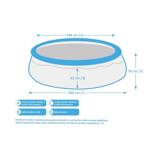 Bazen na napuhavanje ø 305 cm dubina 76 cm Tampa – Marimex-image-3