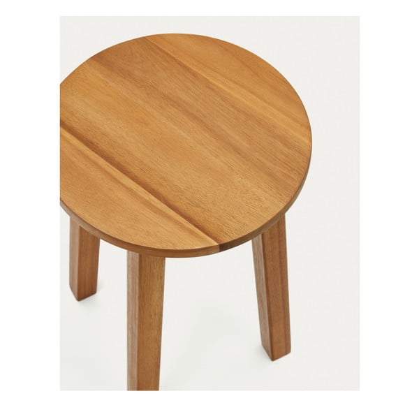 Stolac od masivnog bagrema u prirodnoj boji Amel – Kave Home-image-3