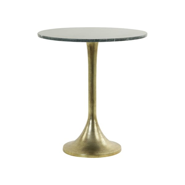 Okrugli pomoćni stol s pločom stola u mramornom dekoru ø 48 cm Rickerd – Light & Living