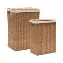 Košare za rublje u setu 2 kom od ratana u prirodnoj boji Indali – Kave Home