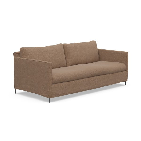 Smeđa sofa 198 cm Petito – Furninova -image-1