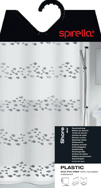 Tuš zavjesa 180x200 cm Shore – Spirella-image-3