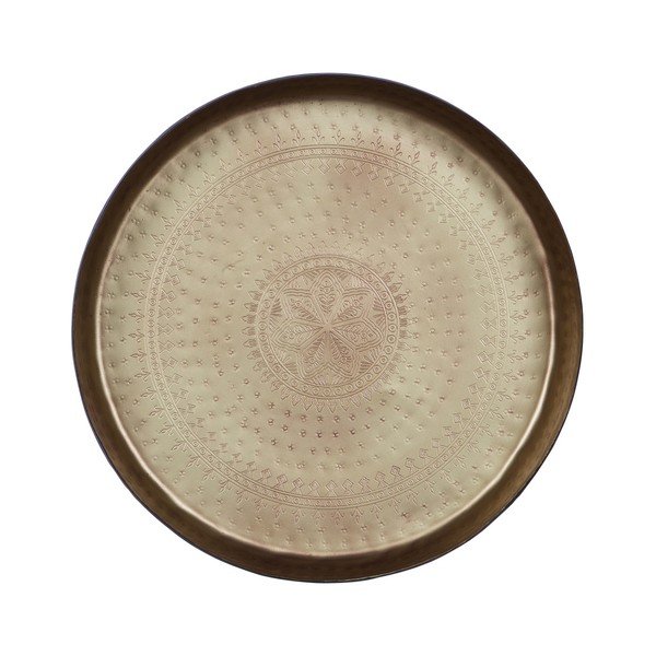 Ukrasni pladanj s mesinganim detaljima BePureHome Waitress, Ø 44 cm-image-1