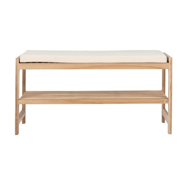 Ormarić za cipele od masivnog bagrema s klupom u prirodnoj boji Acina – Wenko-image-3