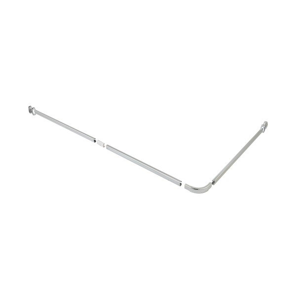 Šipka za zavjesu za tuš u sjajno srebrnoj boji Era – Wenko-image-4