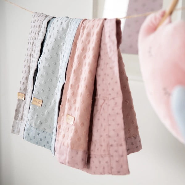 Ružičasta deka za bebe 80x80 cm Lil Planet – Roba-image-1