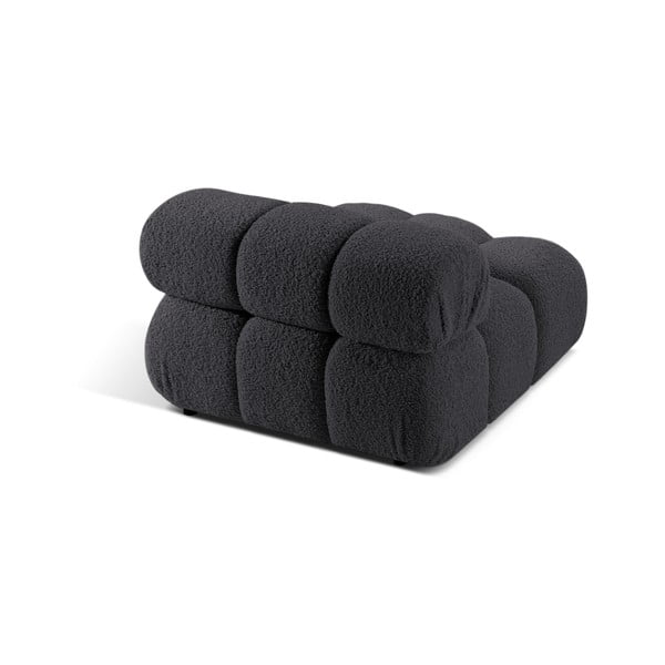 Antracitno siva modularna sjedeća garnitura od bouclé tkanine (srednji modul ) Bellis – Micadoni Home-image-4
