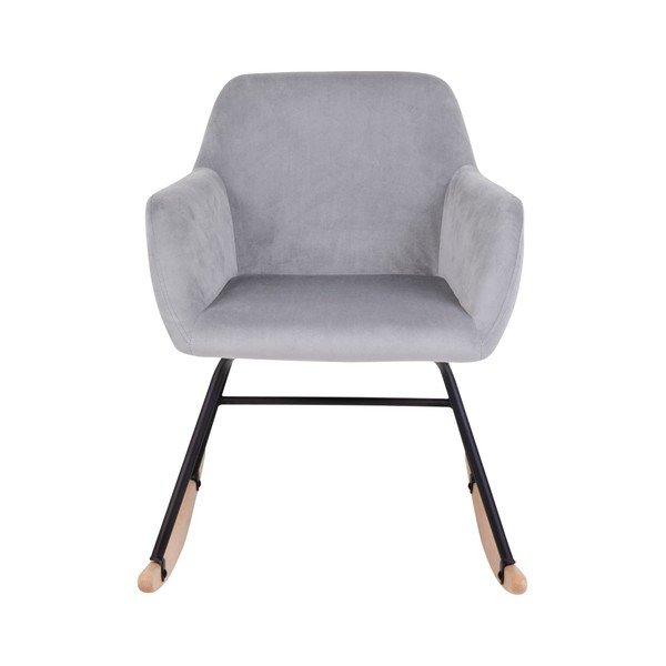 Svjetlosiva stolica za ljuljanje House Nordic York-image-4