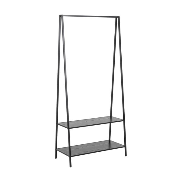 Crni stalak za odjeću u dekoru jasena Seaford – Actona-image-2