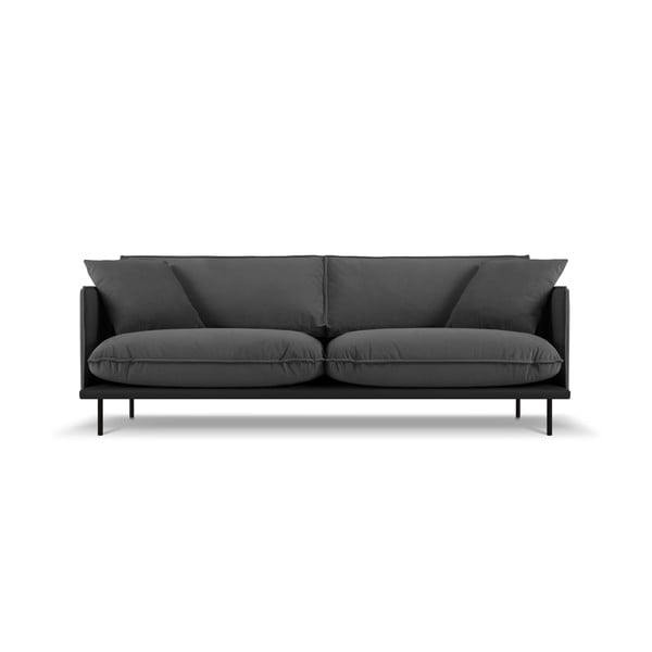 Tamno siva sofa s baršunastom površinom Interieurs 86 Auguste