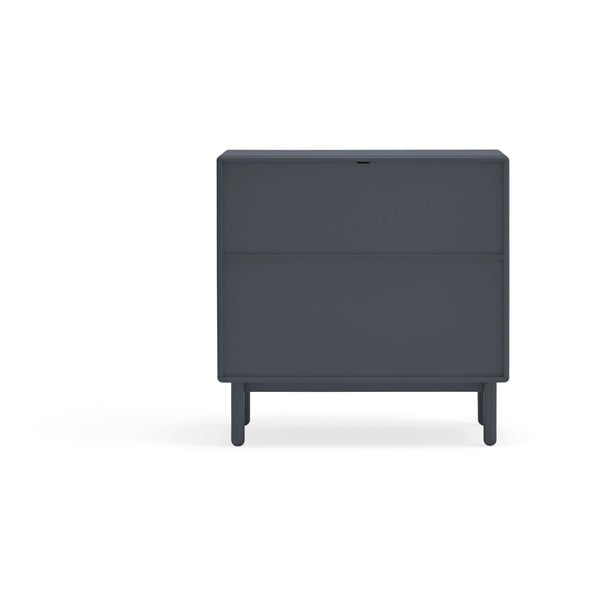 Tamnosiva niska komoda 90x90 cm Corvo - Teulat-image-3