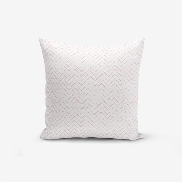 Jastučnica s primjesom pamuka Minimalist Cushion Covers Fusya Colorful Zigzag Modern, 45 x 45 cm