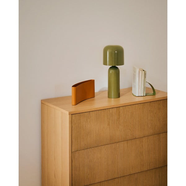 Komoda u dekoru hrasta u prirodnoj boji 90x79x50 cm Helvine – Kave Home-image-4