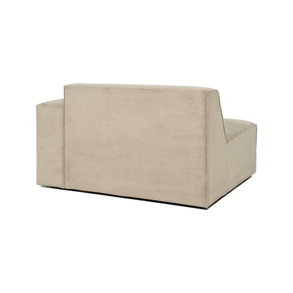 Bež baršunasti završni element Scandic Sting, 124 cm, desni kut-image-3