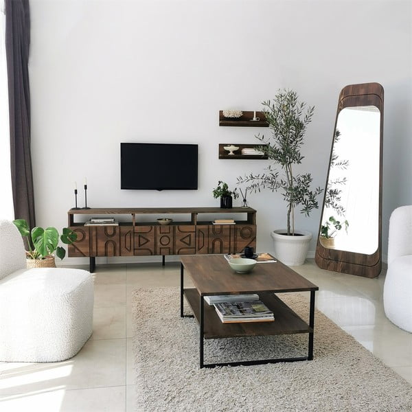 Smeđi stolić za kavu 60x85 cm Neta - Neostill-image-2