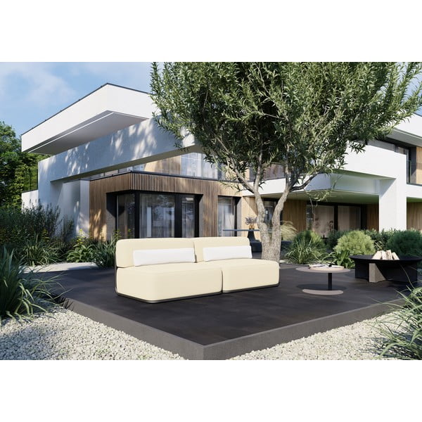 Bež vrtni modularni kauč 204 cm Straw – Sit Sit-image-3