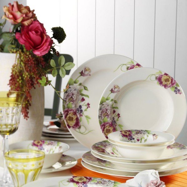 Set od 24 komada porculanskog posuđa Kutahya Spring-image-4