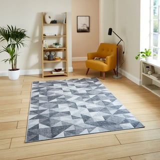 Sivi periv tepih 122x170 cm Coral Grey – Think Rugs