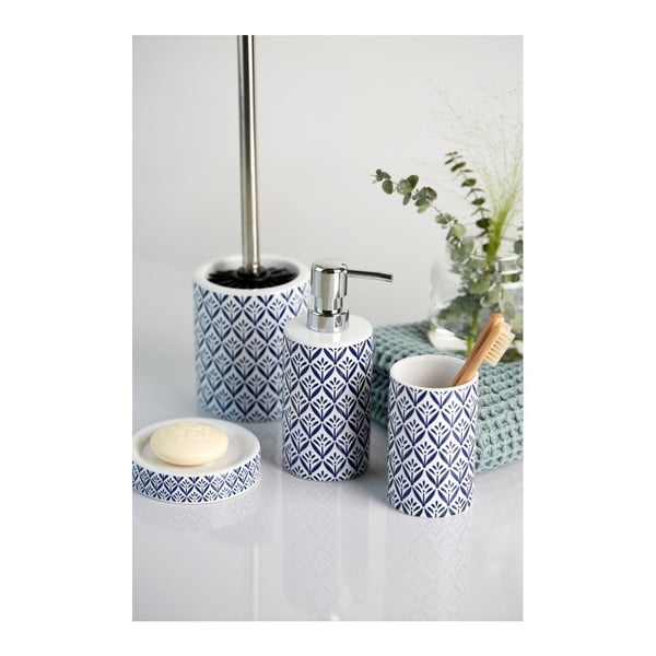 Plava keramička čašica za četkice za zube Wenko Lorca-image-2