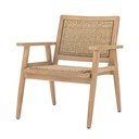 Vrtna fotelja od masivnog drveta u prirodnoj boji Sorrento – Bloomingville