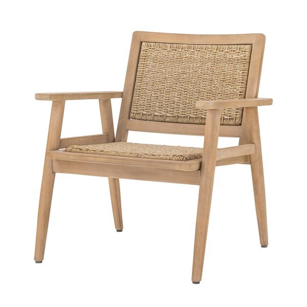 Vrtna fotelja od masivnog drveta u prirodnoj boji Sorrento – Bloomingville