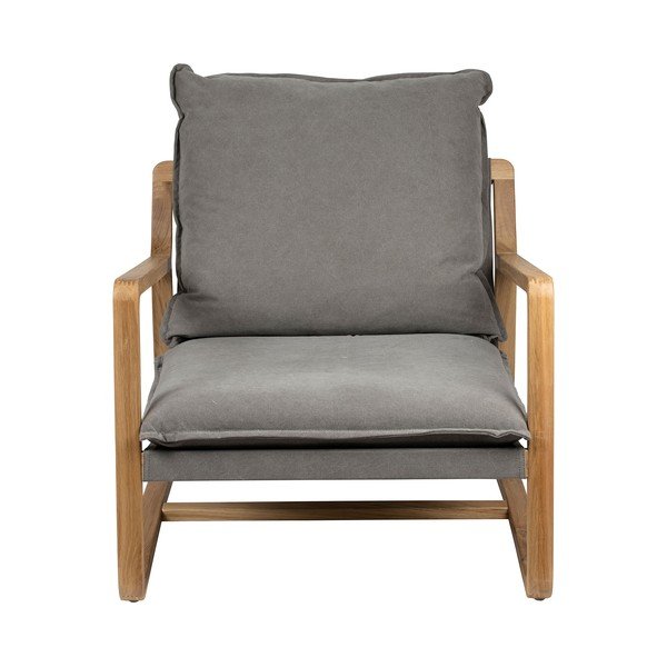 Siva drvena vrtna stolica Azenon - Côté Table-image-2