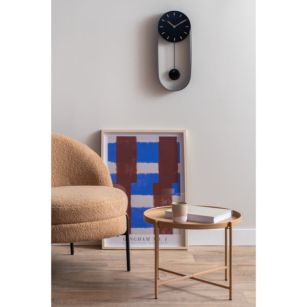 Bež metalni okrugao stolić za kavu ø 50 cm Meseta  – Leitmotiv-image-1