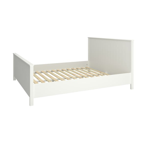 Bijeli bračni krevet 180x200 cm Tromsö - Tvilum