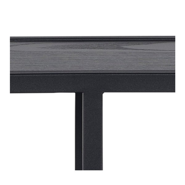 Crna zidna polica Actona Seaford-image-2