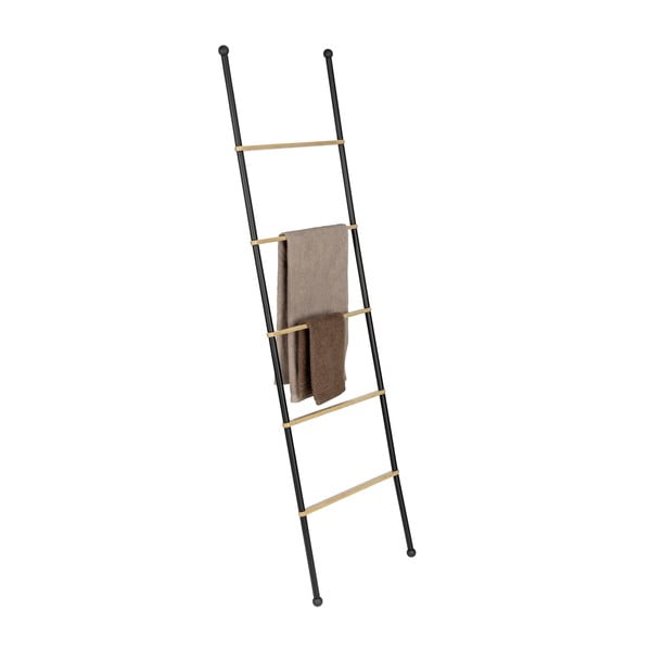 Crne-natur metalne dekorativne ljestve Bambusa – Wenko-image-3