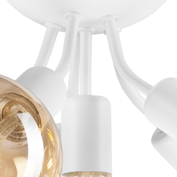 Bijela stropna svjetiljka bez sjenila Viggo – LAMKUR-image-4