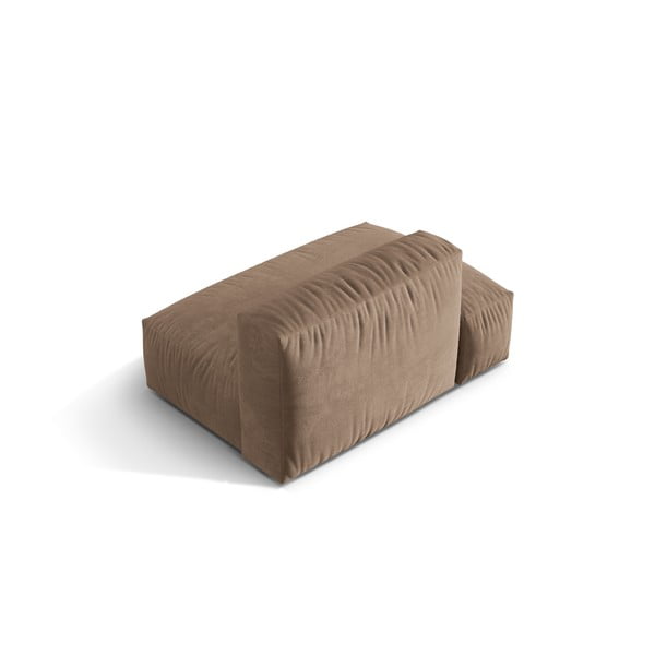 Svjetlo smeđa baršunasti modularna sjedeća garnitura (s lijevim kutom) Martina – Micadoni -image-2