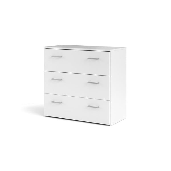 Bijela niska komoda 74x70 cm Space – Tvilum-image-4