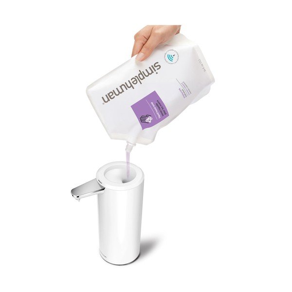 Bijeli automatski čelični dozator sapuna 266 ml - simplehuman-image-4