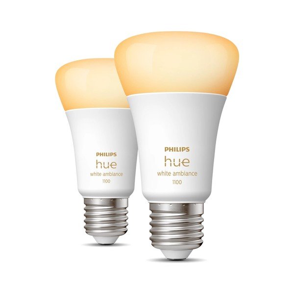 LED pametne žarulje u setu 2 kom E27, 11 W White ambiance – Philips Hue-image-1