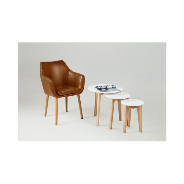 Set od 3 okrugla stolića Actona Abin Round-image-1