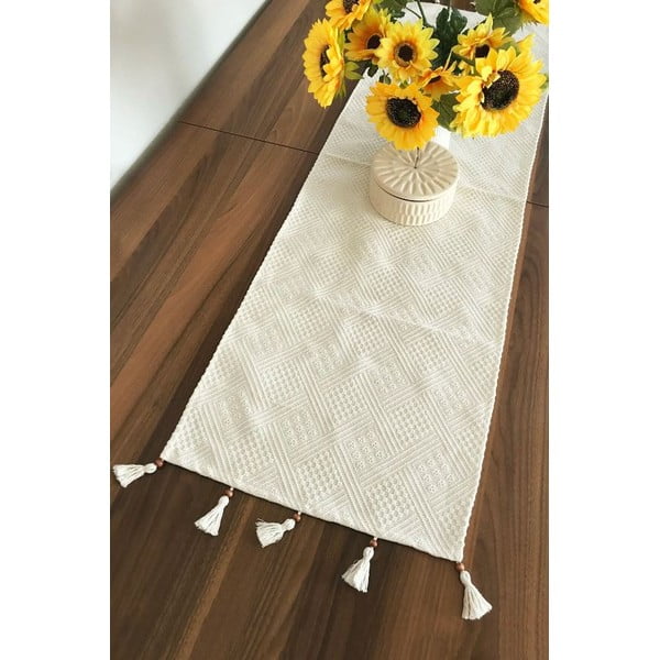 Nadstolnjak od organskog pamuka 40x130 cm – Mila Home-image-3