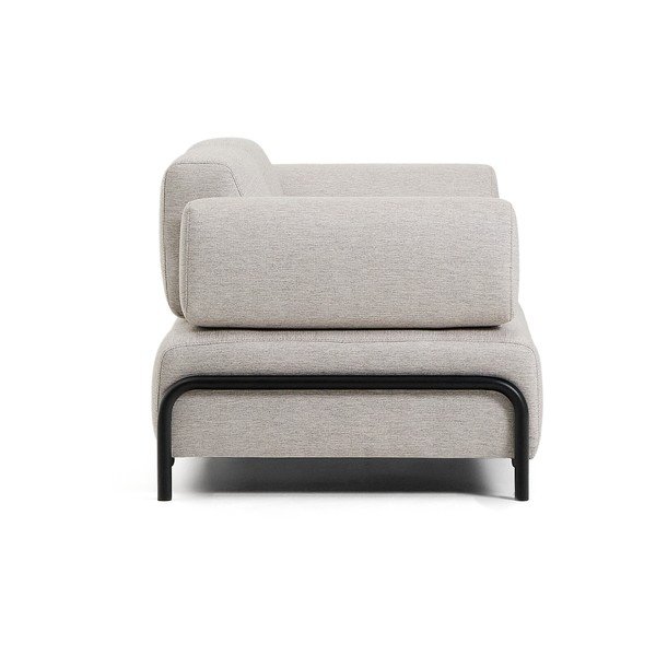 Sivo-bež sofa 200 cm Compo – Kave Home-image-3