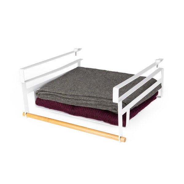 Bijela dodatna polica za ormar za odjeću Compactor Under Shelf Basket Rail-image-2