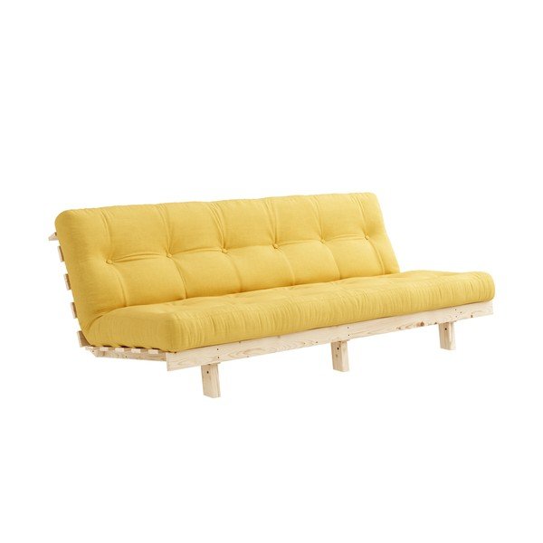 Kauč na rasklapanje Karup Design Lean Raw Yellow-image-3