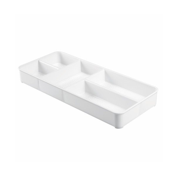 Bijeli kozmetički organizator InterDesign Rain, dužine 18 cm-image-1