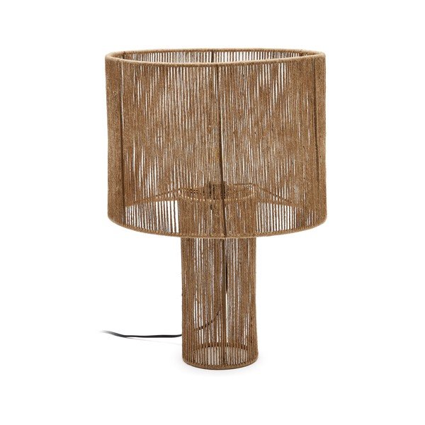 Stolna lampa u prirodnoj boji sa sjenilom od jute (visina 54 cm) Pontos – Kave Home