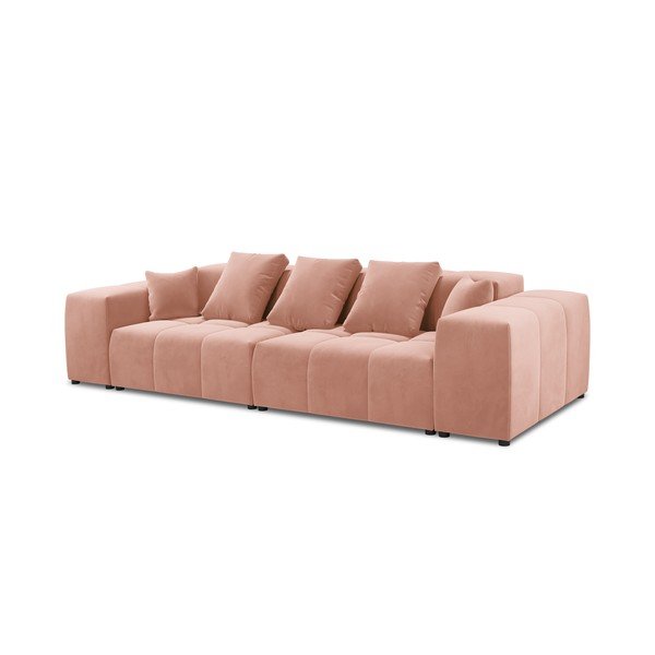 Ružičasta baršunasta sofa 320 cm Rome Velvet - Cosmopolitan Design-image-2
