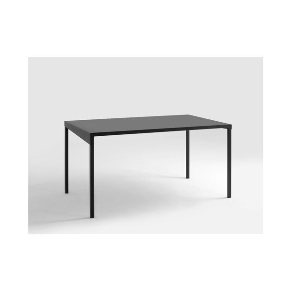Crni metalni blagovaonski stol CustomForm Obroos, 140 x 80 cm-image-4