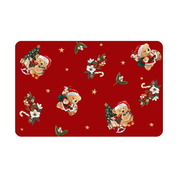 Plastičan podmetač s božićnim motivom 28,5x44 cm Oursons – douceur d'intérieur