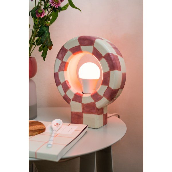Ružičasta stolna lampa (visina 23,5 cm) Vialini – Bloomingville-image-4