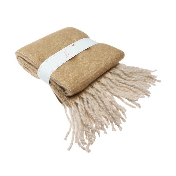 Žuta/smeđa deka 127x185 cm – Rex London-image-3